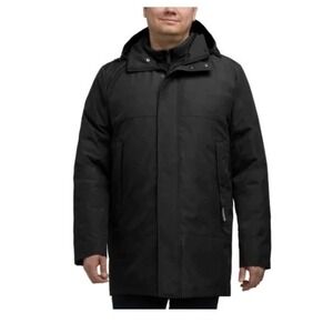 NEW Hunter Men's M 3 in 1 Jacket Black Water Resistant Hooded Parka Outerwear